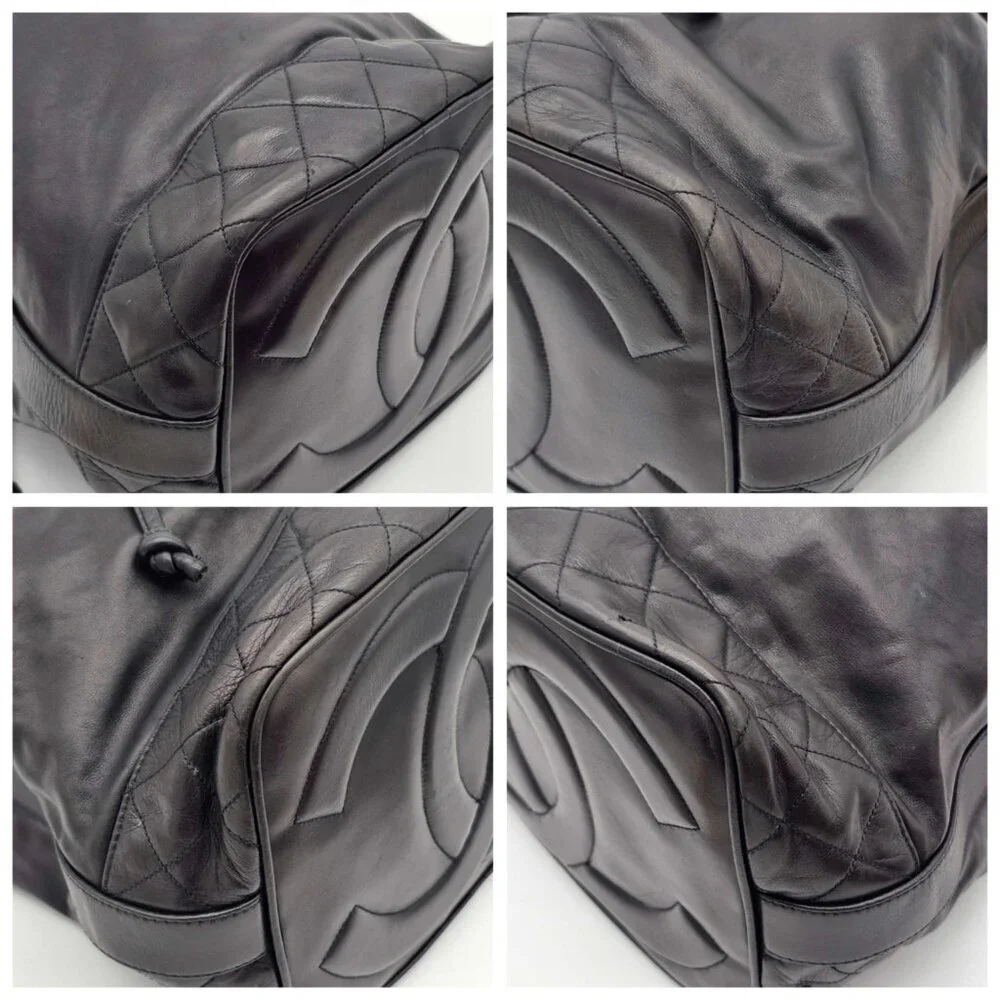 CHANEL Leather Shoulder Bag 783-042525